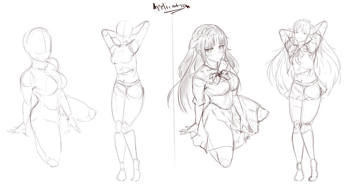 Pose and perspective application study